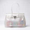 (NEW) Sac Jelly Croco – Ivory